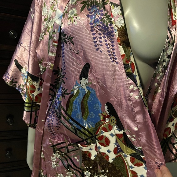 Made in Japan Women’s 3/4 sleeve Kimono 100% polyester - Picture 7 of 9